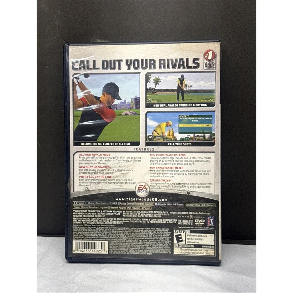 Tiger Woods PGA Tour 06 Sony PS2‎ Golfmasters Complete With Manual